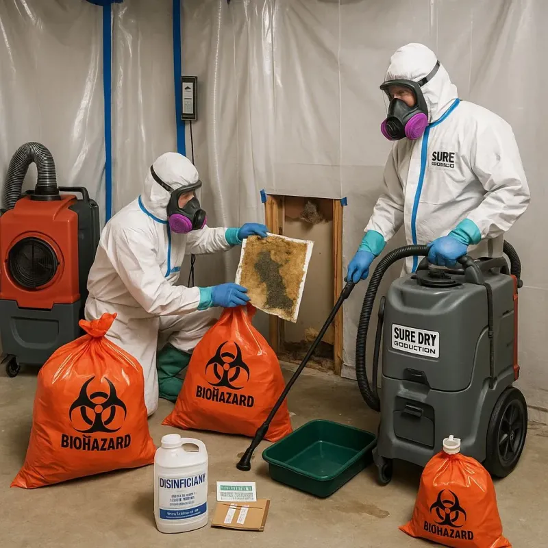 Contaminated Water Handling Protocols process in Lyndon, KS